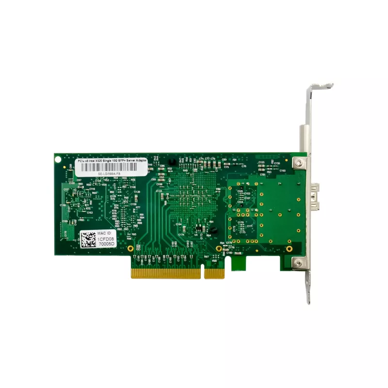 InLine 10 Gigabitowa karta sieciowa, 1x SFP+, PCIe x8, w zestawie niskoprofilowa śledź