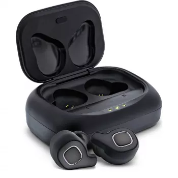 InLine PURE Air TWS, słuchawki douszne Bluetooth z etui ładującym Qi PowerBank