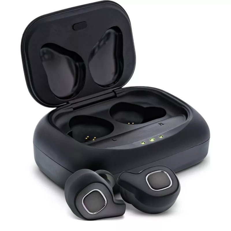 InLine PURE Air TWS, słuchawki douszne Bluetooth z etui ładującym Qi PowerBank