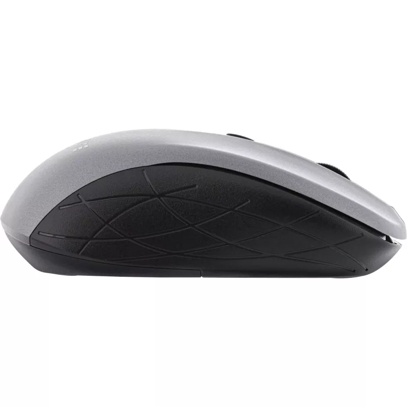 Mysz InLine 3-w-1, Bluetooth + 2x 2,4 GHz, 5 przycisków, optyczna, szaro-czarna