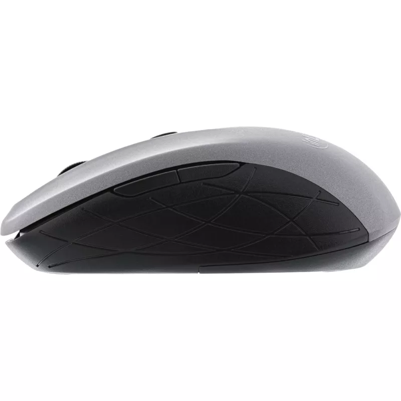 Mysz InLine 3-w-1, Bluetooth + 2x 2,4 GHz, 5 przycisków, optyczna, szaro-czarna