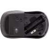 Mysz InLine 3-w-1, Bluetooth + 2x 2,4 GHz, 5 przycisków, optyczna, szaro-czarna