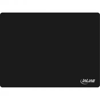 InLine Podkładka pod mysz, miękka podkładka gamingowa, 350x260x3mm, czarna