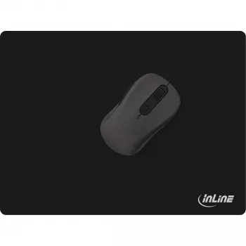 InLine Podkładka pod mysz, miękka podkładka gamingowa, 350x260x3mm, czarna