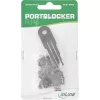InLine blokada portu RJ45, zestaw startowy z 10 blokadami i kluczem, czarny