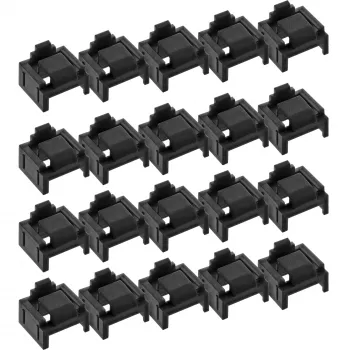 InLine blokada portu RJ45, zestaw uzupełniający 20 blokad, czarny