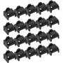 InLine blokada portu RJ45, zestaw uzupełniający 20 blokad, czarny