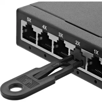 InLine blokada portu RJ45, zestaw uzupełniający 20 blokad, czarny