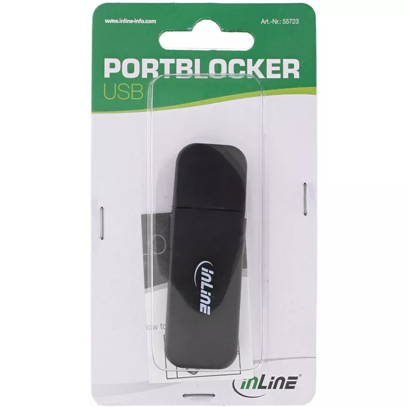 InLine blokada portów USB, blokada 4 portów