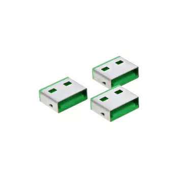 InLine 20 szt. opakowanie uzupełniające do blokady portów USB zielone 55723N