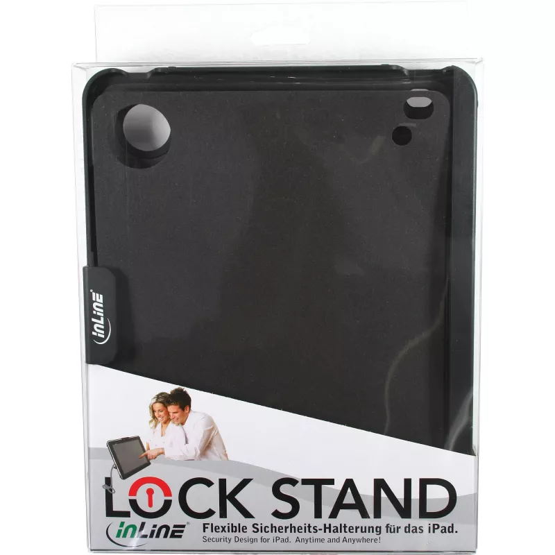 InLine iPad Security Case Stand z zamkiem bezpieczeństwa i kluczem 2m
