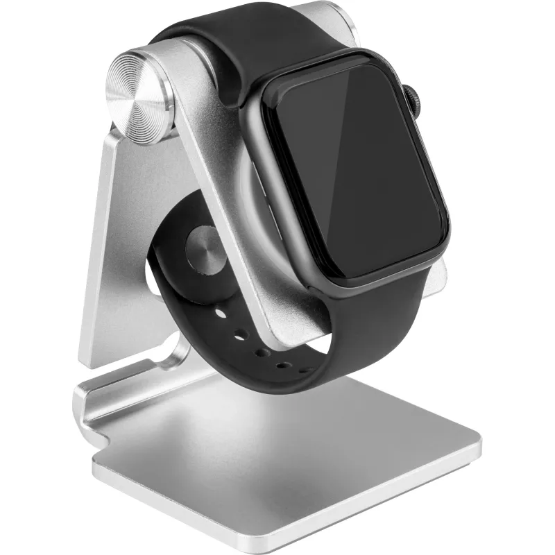 Uchwyt InLine Aluminium Holder do Apple Watch, srebrny