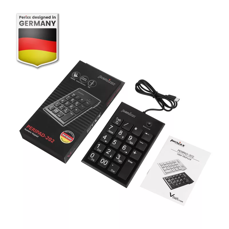 InLine 57161I klawiatura Uniwersalna USB Brak Czarny