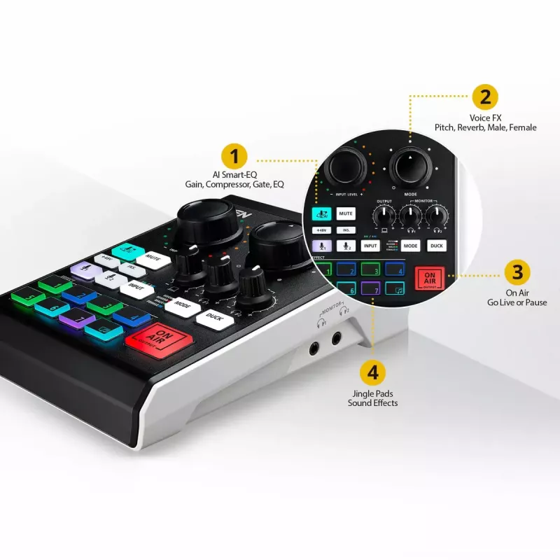 Mikser audio ATEN MicLIVE 6-CH 6 kanałów 24 bity 96 kHz