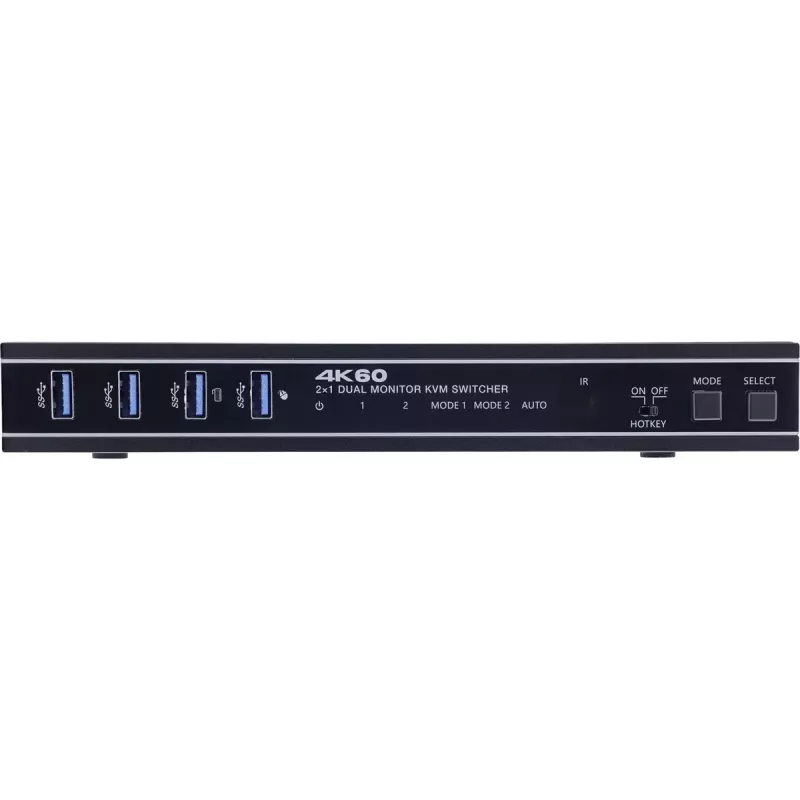 InLine 57885F przełącznik KVM do montażu w szafie rack Czarny
