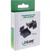 Osłony przeciwpyłowe na USB-A żeńskie InLine 59948A czarne 50 szt.