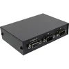 Przełącznik szeregowy InLine, manualny, 2-portowy RS232, 9-pin Sub-D, przewodowy