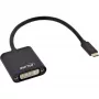 Konwerter wyświetlacza USB InLine 64103B USB-C męski na DVI żeński