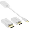 InLine USB Display Converter Set 6-in-1, 4K/60Hz srebrny