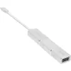 InLine USB Display Converter Set 6-in-1, 4K/60Hz srebrny