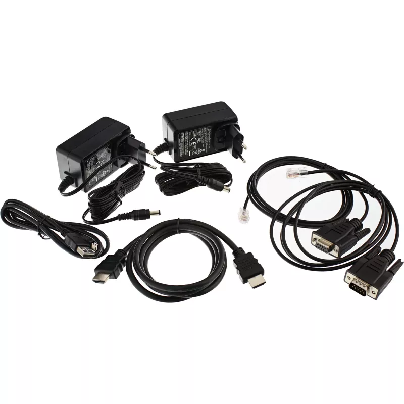 Przedłużacz KVM InLine 64601 4K HDMI USB przez IP do 100 m