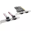 Karta kontrolera InLine PCI Multi I/O 4 porty szeregowe DB9