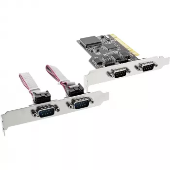 Karta kontrolera InLine PCI Multi I/O 4 porty szeregowe DB9