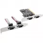 Karta kontrolera InLine PCI Multi I/O 4 porty szeregowe DB9