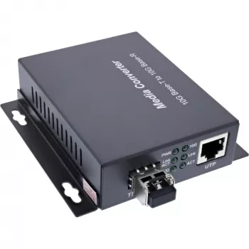 InLine 66659E konwerter mediów sieciowych 10000 Mbit/s 850 nm wielomodowy czarny