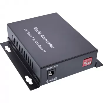 InLine 66659E konwerter mediów sieciowych 10000 Mbit/s 850 nm wielomodowy czarny