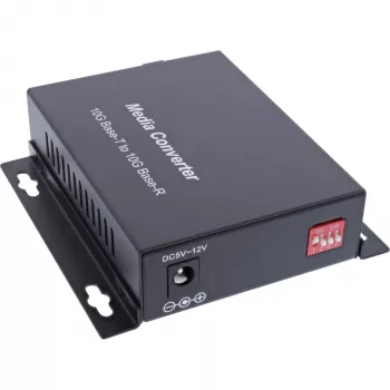 InLine 66659F konwerter mediów sieciowych 10000 Mbit/s 1310 nm jednomodowy czarny