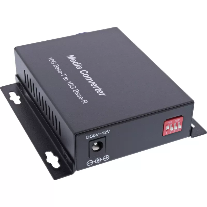 InLine 66659F konwerter mediów sieciowych 10000 Mbit/s 1310 nm jednomodowy czarny
