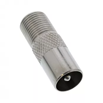 Adapter koncentryczny IEC męski antenowy do F-żeńskiego InLine 69915D