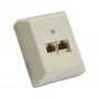 InLine ISDN Wall Plate 2x RJ45 żeński 2x 8 Port 69988B