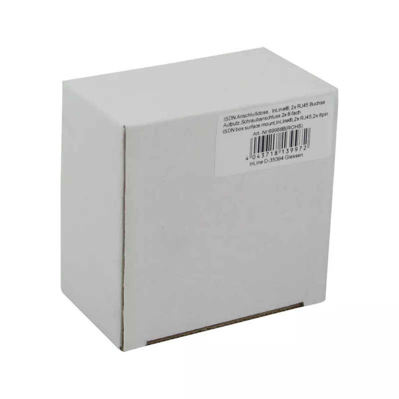 InLine ISDN Wall Plate 2x RJ45 żeński 2x 8 Port 69988B