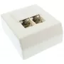 InLine Cat.5e Puszka sieciowa 2x RJ45 natynkowa biały RAL9010