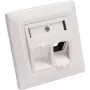 InLine zestaw ramek na 2 moduły RJ45 Bu/LSA, Keystone SNAP-In, RAL9010