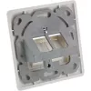 InLine zestaw ramek na 2 moduły RJ45 Bu/LSA, Keystone SNAP-In, RAL9010
