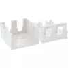 InLine powierzchniowa puszka montażowa na keystone 2x RJ45 biała 76202B