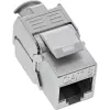 InLine Moduł Keystone Jack RJ45 Snap-In Kat.8.1 Płaski Metaliczny 1 szt.