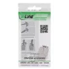 InLine Keystone RJ45 jack cienki, SNAP-In, Cat.8.1, zintegrowana opaska kablowa