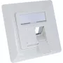InLine zestaw ramek na 2x klucz RJ45 SNAP‑In, biały RAL9010
