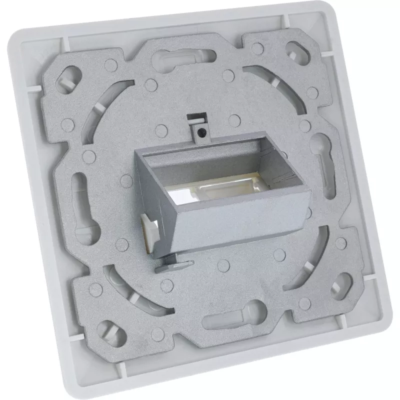 InLine zestaw ramek na 2x klucz RJ45 SNAP‑In, biały RAL9010