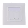 InLine zestaw ramek na 2x klucz RJ45 SNAP‑In, biały RAL9010