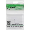 InLine Zestaw ramek dla 2x RJ45 Keystone SNAP-In 90°, biały RAL9010