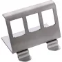 InLine 76203E metalowa zatrzaskowa szyna montażowa DIN Keystone, 3-portowa