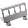 InLine 76203F metalowy uchwyt zatrzaskowy Keystone do montażu na szynie DIN, 4-portowy