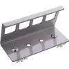 InLine 76203F metalowy uchwyt zatrzaskowy Keystone do montażu na szynie DIN, 4-portowy