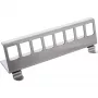 InLine 76203H metalowa zatrzaskowa szyna montażowa Keystone DIN, 8-portowa