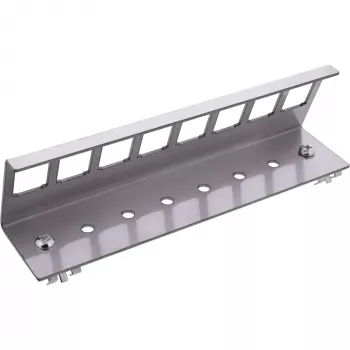 InLine 76203H metalowa zatrzaskowa szyna montażowa Keystone DIN, 8-portowa